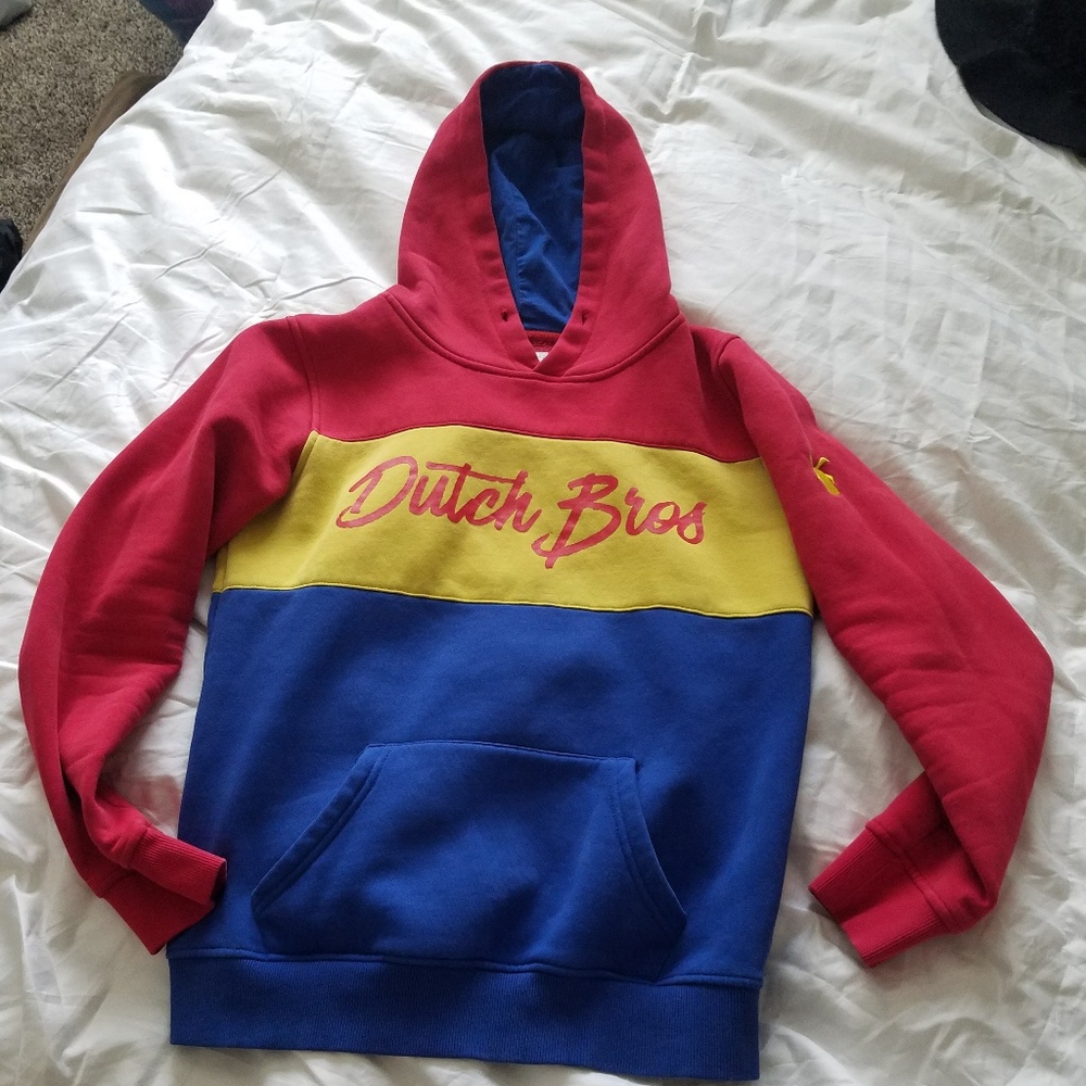 Dutch bros tricolor hoodie
